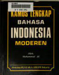 Image of Kamus Lengkap Bahasa Indonesia Moderen