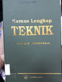 Image of Kamus Lengkap Teknik Ing-Ind