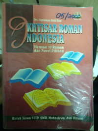 Image of IKHTISAR ROMAN INDONESIA