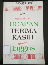 Image of Aneka Surat UCAPAN TERIMA KASIH berbahasa INGGRIS