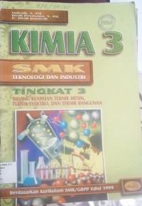 Image of KIMIA 3 SMK TEKNOLOGI DAN INDUSTRI
