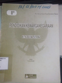 Image of pendidikan kewarganegaraan  untuk smk IIB
