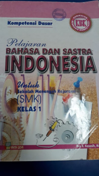 Image of Pelajaran Bahasa dan Sastra Indonesia