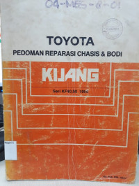 Image of Pedoman Reparasi Chasis & Bodi KIJANG