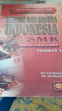 Image of Bahasa dan Sastra Indonesia SMK Bisnis dan Manajemen Tingkat 3