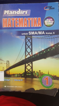 Image of MATEMATIKA Untuk SMA/MA Kelas X
