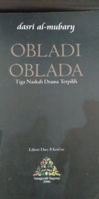 Image of Obladi Oblada = Tiga Naskah Drama terpilih
