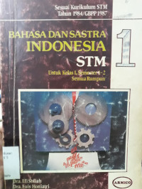 Image of Bahasa dan Sastra Indonesia STM 1
