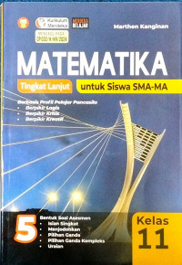 Image of Matematika Tingkat Lanjut untuk Siswa SMA-MA Kelas XI