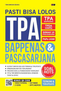 PASTI BISA LOLOS TPA BAPPENAS DAN PASCASARJANA