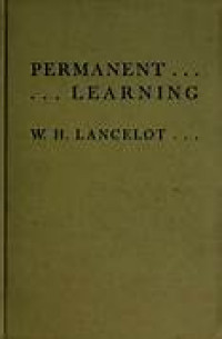Image of Permanent Learning A Study in Educational Techniques